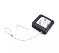 Boîte de tirage antivol Attache de sécurité rétractable Enrouleur de câble en acier Boîte de tirage avec lasso