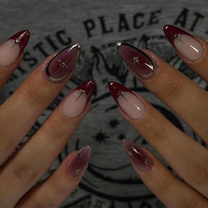 24pcs Offre Spéciale Meilleur <span class=keywords><strong>Prix</strong></span> Remise en Gros Doux Mode Française Presse sur les <span class=keywords><strong>Ongles</strong></span> Doux <span class=keywords><strong>Faux</strong></span> <span class=keywords><strong>Ongles</strong></span> <span class=keywords><strong>Gel</strong></span>ée <span class=keywords><strong>Gel</strong></span> - Product Image 4