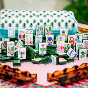 Set di Tessere Mahjong Americano Verde Perla della Serie The Style of Your Life che fa Sorprendere - Product Image 2