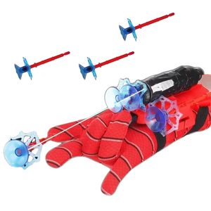 Supereroi Cosplay regalo per bambini guanti di ragno divertente educativo Web per sparatutto da polso lanciatore giocattolo per gioco all'aperto - Product Image 1