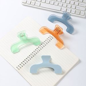 Creative "Roof-Style" <b>Paper</b> Clip - Aesthetic Book Clamp for Sheet Music & Student Documents - Product Image 1