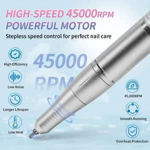 DianaBeauty - Taladro de Uñas Recargable Inalámbrico de 45000 RPM, Lima de Uñas Eléctrica Portátil, Cortador de Manicura, Herramientas para Uñas - Product Image 4