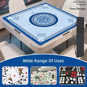 Tapis de Mahjong en Caoutchouc Naturel Personnalisable, Différentes Tailles et Motifs, Résistant à l'Usure, pour Jeux de Société en Famille, Housse de Table de <span class=keywords><strong>Poker</strong></span> - Product Image 2