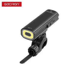 Gymociron — support de casque 600 lumen, 2 en 1, rechargeable par usb, lampes led avant et arrière pour bicyclette