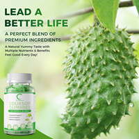 Gummies au corossol GPGP GreenPeople pour adultes, véganes, sans OGM, favorisent l'immunité, la digestion, la santé de la peau et la fonction cellulaire