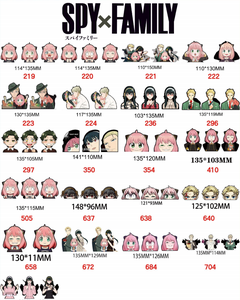 Pegatinas Personalizadas de <span class=keywords><strong>Manga</strong></span> con Efecto de Movimiento, Calcomanías de <span class=keywords><strong>Anya</strong></span>, Pegatinas de Anime 3D Lenticulares para Decoración de Coche, Portátil y Refrigerador - Product Image 6