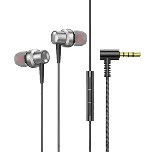 Hoco OEM DM33 יוני מתכת עם מיקרופון מגנטי סוג חוט-נשלט אוזניות
