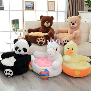 Siège bébé <span class=keywords><strong>petit</strong></span> animal en peluche pliant enfants canapé dossier chaise paresseux peluche sol canapé chaise enfants canapé - Product Image 3