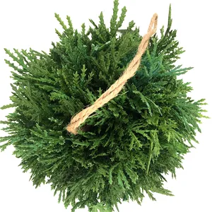 Cedar leaf parker Ball Artificial Topiary Plant Plastic Green Grass Ball