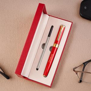 Classic Business Metal Writing <b>Pen</b> Set <b>Refillable</b> Core Gold Details Eco-Friendly for Office Events Conferences Client Gifting - Product Image 1