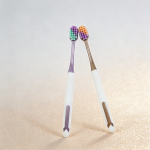 <span class=keywords><strong>Cepillo</strong></span> <span class=keywords><strong>de</strong></span> <span class=keywords><strong>Dientes</strong></span> Manual Personalizado para Adultos, con Cerdas Suaves, Mango Ergonómico, Higiene Bucal, Popular - Product Image 1
