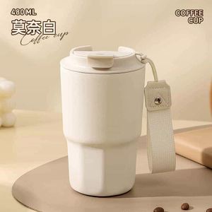 304 Stainless Steel <b>Coffee</b> Mug Portable Car Thermos Business Office Gift Dual-Drink Mug - Product Image 5