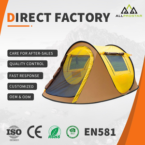 Tentes de camping pliantes automatiques, portables, ultralégères, imperméables, pour la famille, les voyages, la plage, le glamping, les activités de plein air et les bateaux - Product Image 1