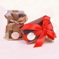 Mini Boîte Cadeau de Chocolats de Luxe en Papier Recyclé, Personnalisée, Petite Boîte à Bonbons pour la Saint-Valentin