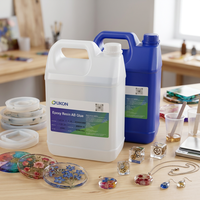 Kit de résine époxy transparente à 99 % (rapport 2:1) pour le bricolage, le travail du bois et les plateaux de table – Sans bulles ni jaunissement