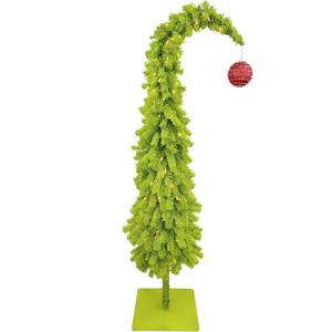 Kerst Decoratie Benodigdheden Cadeau Voor Nieuw Jaar Kunstmatige 5ft Groene <span class=keywords><strong>Grinch</strong></span> Kerstboom Voor Thuis Office Party Decor - Product Image 1