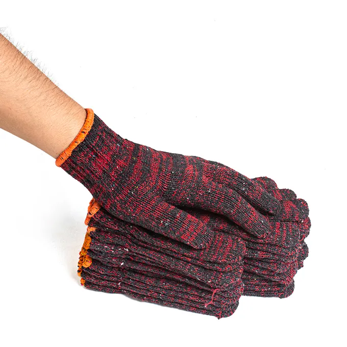 Hand Working Cotton Knit Working Gloves For Construction Gardening Men Women Gloves