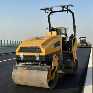 HOMACH HM系列小型振动压路机，带柴油发动机，全液压式小型压路机出售 - Product Image 2