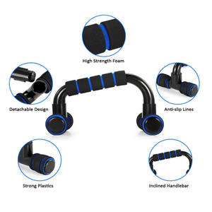 Inicio Deportes 6 en 1 Ab Wheel Roller Kit Fitness Abdominal Wheel Hand Grip Strengthener Jump Rope Push up Bar Banda de resistencia - Product Image 4