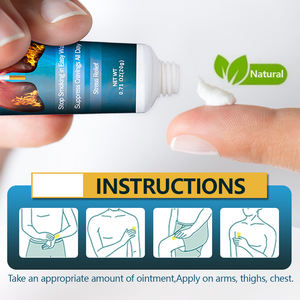 Sumibun天然中国ハーブ禁煙クリームたばこ中毒用ヘルスケア用品軟膏 - Product Image 4