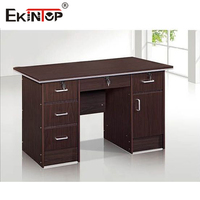 Ekintop table de bureau, bureau principal, bureau antique simple, noir