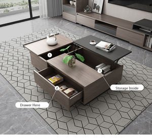 Multi-funzione di Rettangolo Risparmio di Spazio Smart Tavolino con Bagagli - Product Image 3