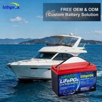 Batterie à décharge profonde robuste 24V 150AH Grade A LiFePO4 Marine CAN Bus Smart BMS Prise Anderson 6000+ Cycles CE RoHS IP67 OEM ODM