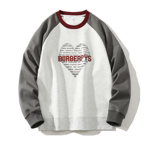 Suéter a juego con colores de moda, camiseta de cuello redondo para hombre, primavera 2025, estilo Joker, holgada, de manga larga, para estudiantes jóvenes. - Product Image 2