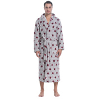 Chine Usine Personnalisé Prix de Gros Robes Thermiques Coton Coupe Velours Gaufré Corail Polaire Peignoir pour Hommes Femmes pour Hôtel