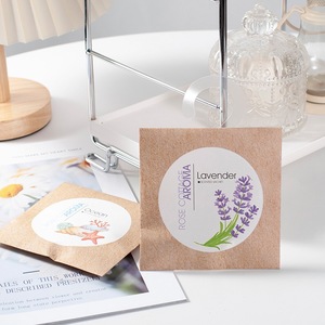 Sac d'emballage de sachets de désodorisant de voiture avec logo personnalisé Sachet d'arôme Sachets suspendus pour armoire chambre <span class=keywords><strong>valise</strong></span> de voiture - Product Image 3