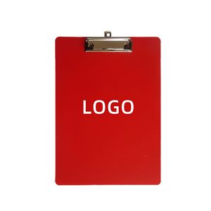 Custom Logo A4 Size Plastic Clip Cute Boards Board Clips Low Profile <b>Clipboards</b> Clamp Plate for Classrooms Offices Restaurants - Product Image 1