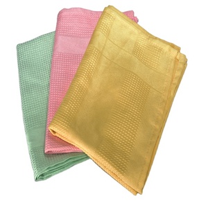 Strofinacci in microfibra Esun Waffle Weave 40x60cm ad asciugatura rapida, senza pelucchi, professionali per cucina e ristorazione, panni per la pulizia, OEM disponibile - Product Image 3