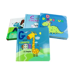 Kunden spezifisches voll farbiges Kinder-Hardcover-Buch Englischer Storyboard-Buchdruck