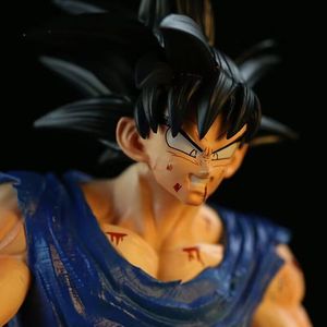 32.5cm Anime Dragon DBZ Son <span class=keywords><strong>Goku</strong></span> avec deux têtes figurines Pvc Collection modèle poupée Statue jouet cadeau - Product Image 2
