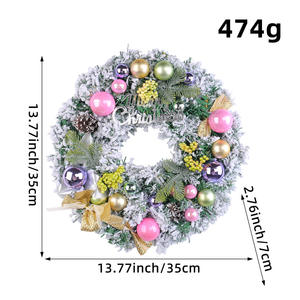 Boule <span class=keywords><strong>de</strong></span> fruits rouges <span class=keywords><strong>de</strong></span> guirlande <span class=keywords><strong>de</strong></span> Noël <span class=keywords><strong>de</strong></span> luxe géante en plastique artificiel fait à la main écologique <span class=keywords><strong>de</strong></span> haute qualité pour centre commercial d'hôtel - Product Image 6