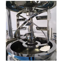 Machine d'émulsification sous vide à levage hydraulique en acier inoxydable, cuve de mélange à cisaillement élevé pour la production de crèmes, lotions et sérums cosmétiques