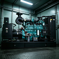 Générateur diesel silencieux alimenté par un moteur Cummins, 500 kVA, 400 kW, triphasé, groupe électrogène industriel insonorisé, station d'alimentation de secours