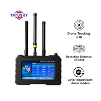 Détecteur de drone portable 70 MHz-6200 MHz, scanner de signal radio RF portable, analyseur de spectre, amplificateur de puissance numérique H2L Elite