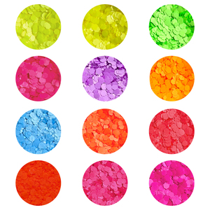 Pengiriman Gratis <span class=keywords><strong>2</strong></span> OZ Shaker Neon Chunky Glitter Sequin Fluorescent untuk Gelas Bola Salju Kerajinan DIY Tumbler - Product Image 3