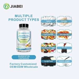 Capsule personalizzate di sambuco di fabbrica quercetina zinco vitamina C vitamina <span class=keywords><strong>D</strong></span> ha migliorato la densità ossea della salute cardiovascolare generale - Product Image 1