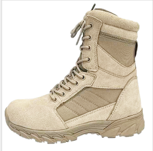 Botas de Combate Tácticas TSB31 para Jóvenes, de Alta Calidad, de Gamuza, para Caza y Senderismo en el Desierto - Product Image 1