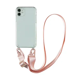 Étui de téléphone transparent en acrylique avec <span class=keywords><strong>cordon</strong></span> bandoulière pour <span class=keywords><strong>iPhone</strong></span> 17/16/15 Pro/14/12/11/13 Pro Max/6/<span class=keywords><strong>7</strong></span>/8 Plus - Product Image 3
