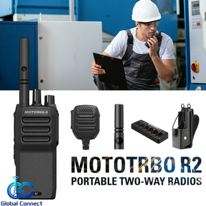 วิทยุสื่อสารแบบพกพา DMR กันน้ำ IP55 ระยะไกล UHF VHF สำหรับวิทยุ Motorola R2 - Product Image 2