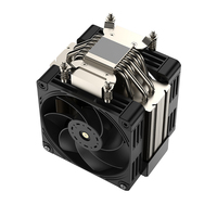 Refroidisseur CPU Coolserver CS-AM5-4UR26 AM5, 6 caloducs, 4U, 4 broches, silencieux, roulement à billes, 36 CFM, cuivre, aluminium, TDP 220W, boîtier d'ordinateur