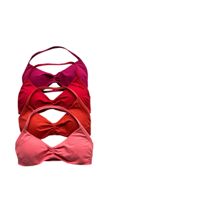 Ensemble de yoga 2 pièces uni pour femme : Soutien-gorge de sport à bretelles et leggings respirants sans coutures à haute élasticité pour la gym et l'entraînement de résistance - Product Image 4