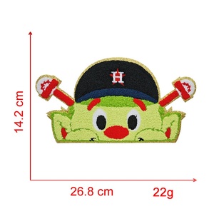 แพทช์ปักลายคิตตี้สำหรับฟุตบอล ลดราคาพิเศษ แพทช์รีดติดลายโลโก้ทีมฮิวสตัน แอสโทรส สำหรับเสื้อผ้ากีฬาและยีนส์ - Product Image 6