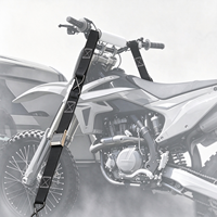 Sangle de fixation pour moto, sangle de chargement durable avec crochet S enduit pour le transport de vélos