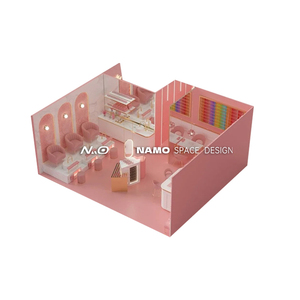 Tùy chỉnh thiết kế trong nhà vẻ đẹp thanh kiosk cho cửa hàng trang điểm LED-Lit lông mày kiosk - Product Image 6
