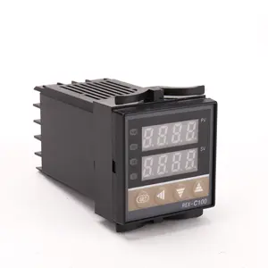 REX-C100 điều khiển nhiệt độ đầu ra kép Relay hoặc SSR loại K ngắn hiển thị kỹ thuật số điều khiển nhiệt độ thông minh