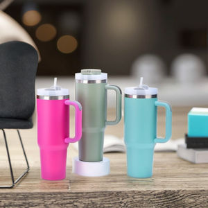 Taza de viaje aislada de segunda generación de 40oz, Pajita con mango de gran capacidad, aspiradora de diseño moderno 304, 6-12 horas de rendimiento térmico - Product Image 5